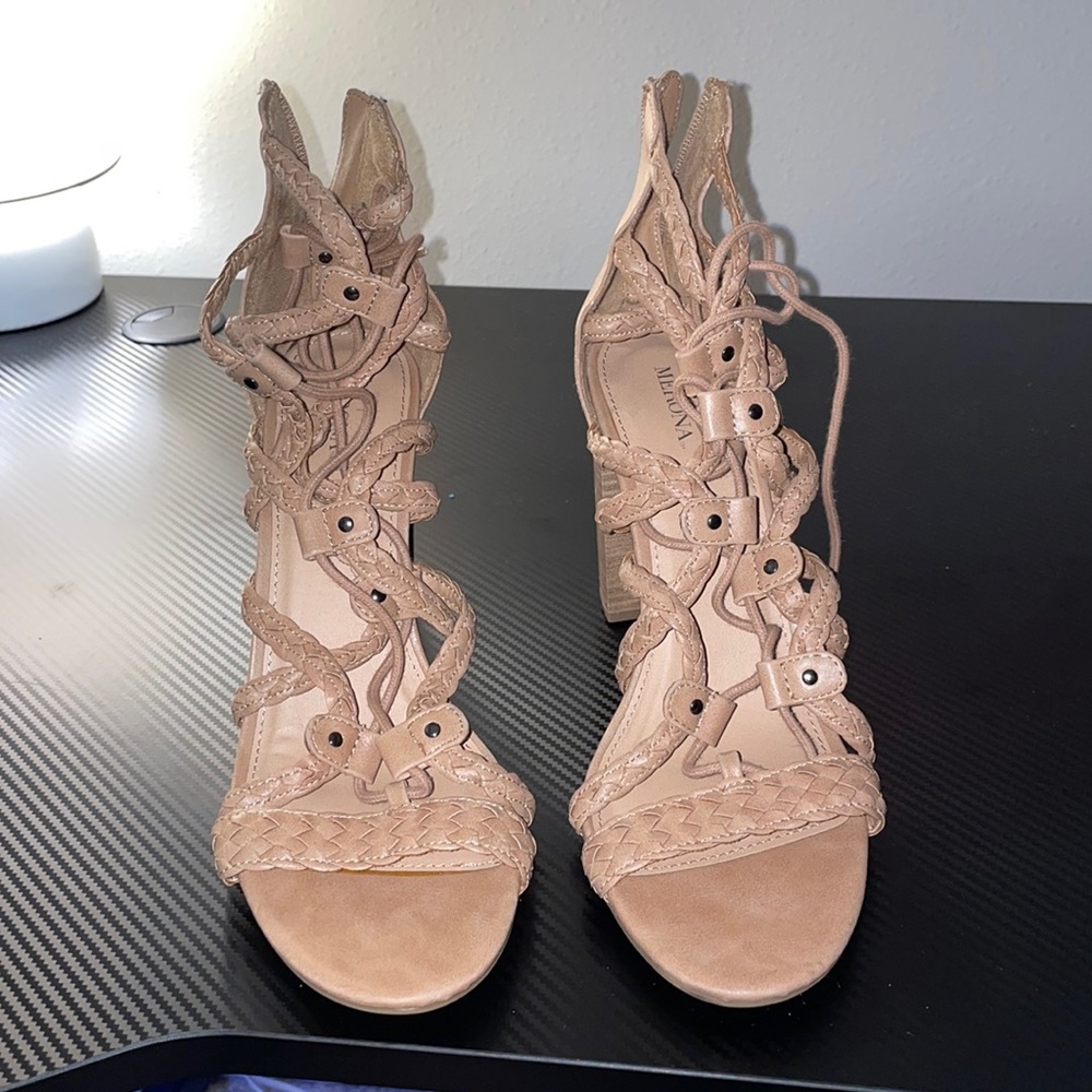 Lace up heels